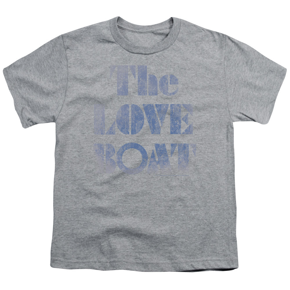 LOVE BOAT/DISTRESSED - S/S YOUTH 18/1 - ATHLETIC HEATHER