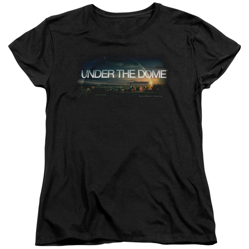 UNDER THE DOME/DOME KEY ART - S/S WOMENS TEE - BLACK