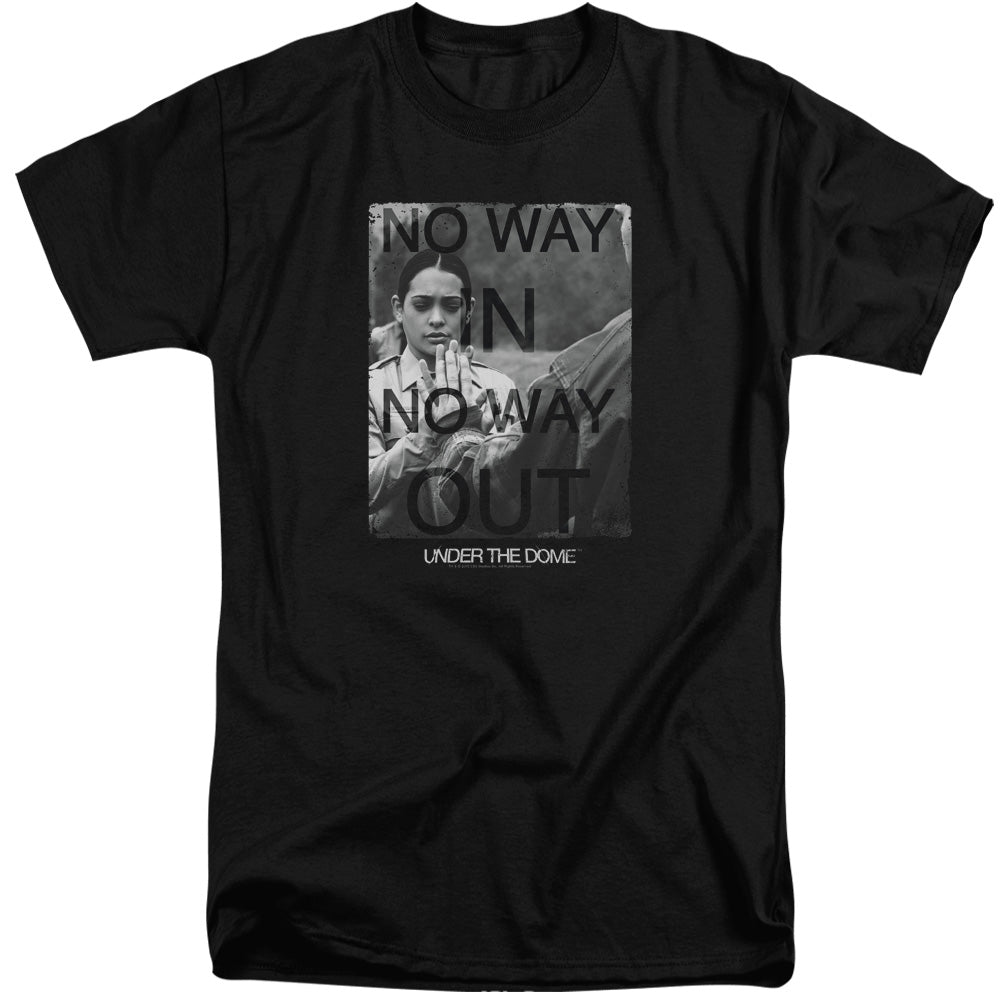 UNDER THE DOME/TRAPPED - S/S ADULT TALL 18/1 - BLACK
