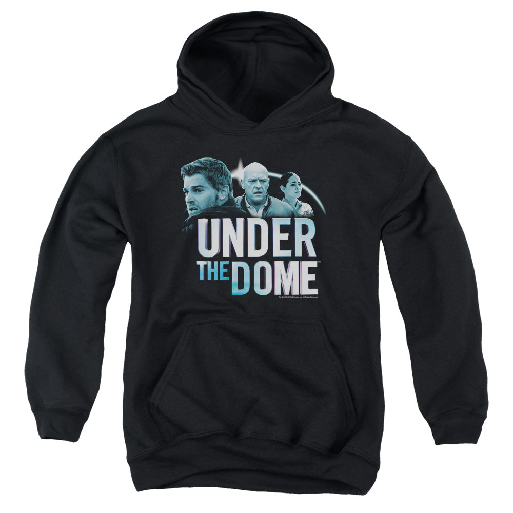 UNDER THE DOME/CHARACTER ART - YOUTH PULLOVER HOODIE - BLACK