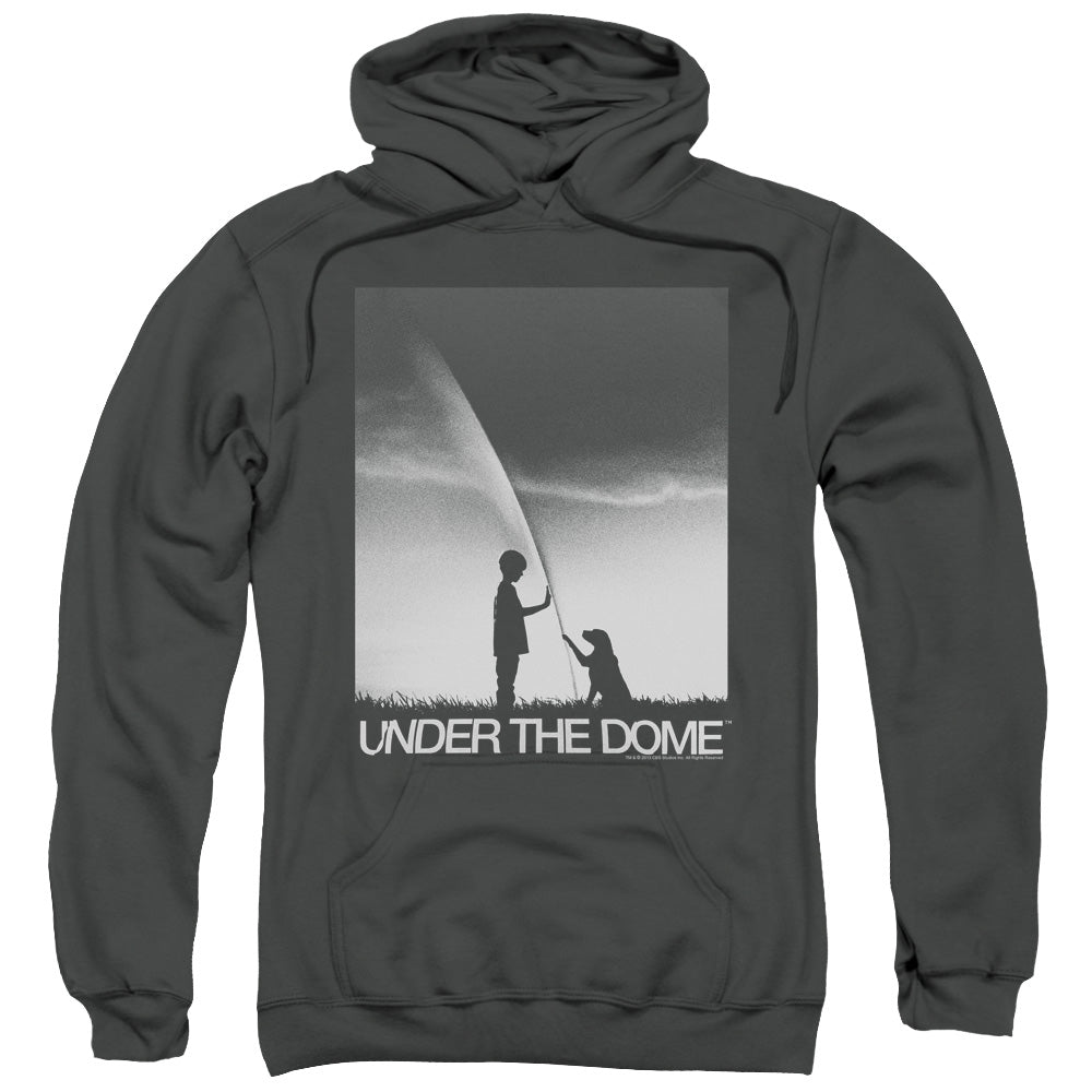 UNDER THE DOME/I&#39;M SPEILBURG - ADULT PULLOVER HOODIE - CHARCOAL