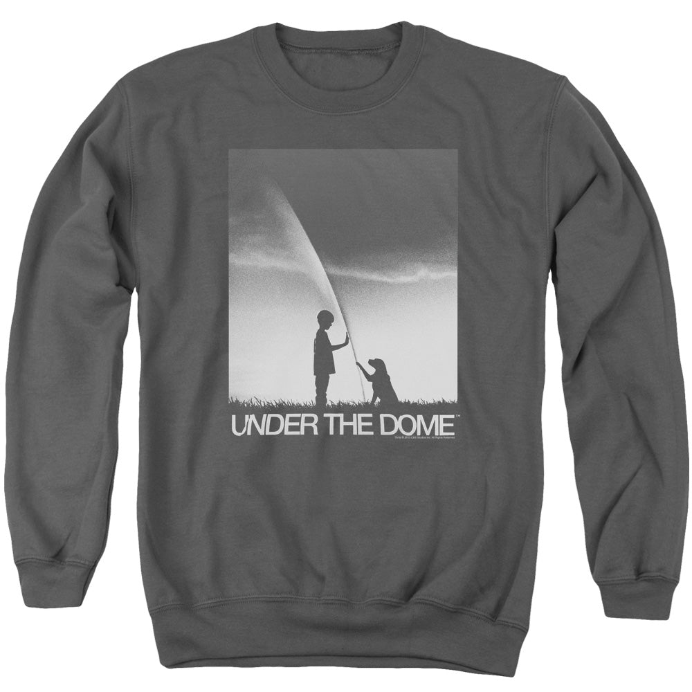 UNDER THE DOME/I&#39;M SPEILBURG - ADULT CREWNECK SWEATSHIRT - CHARCOAL