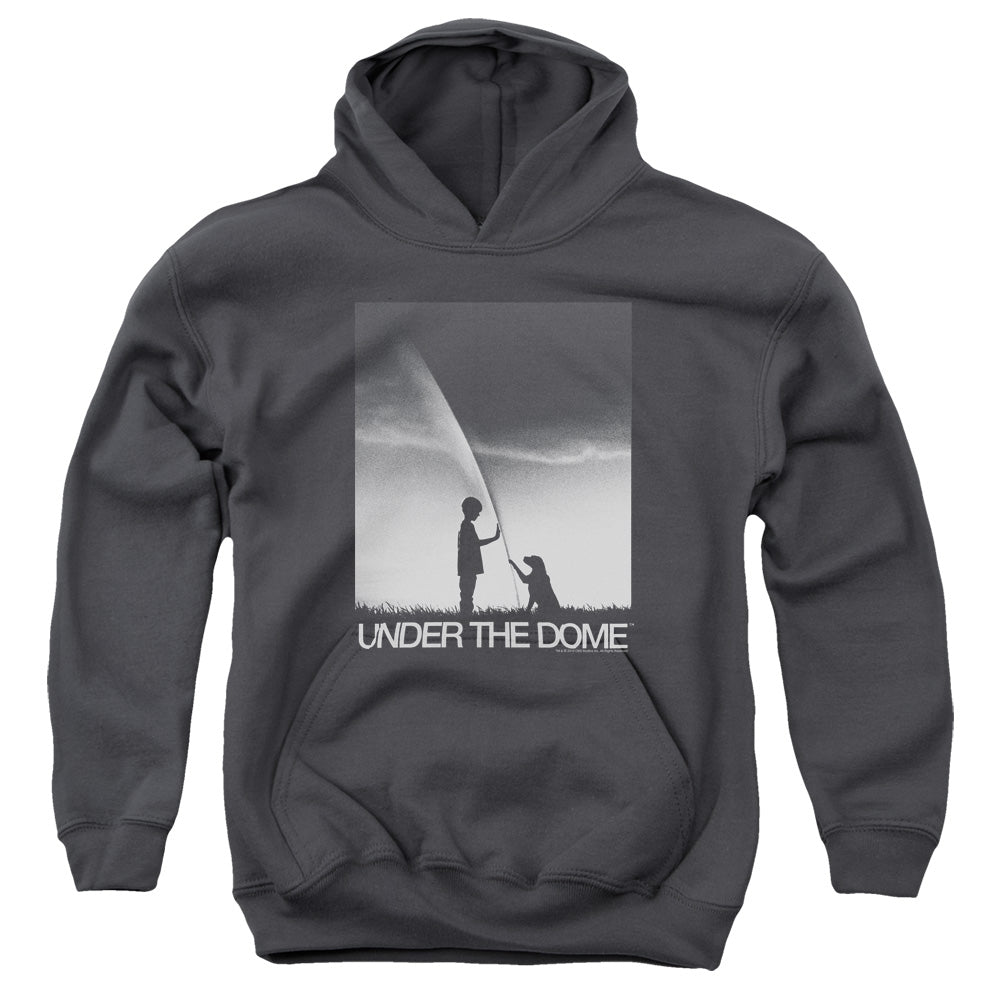 UNDER THE DOME/IM SPEILBURG - YOUTH PULLOVER HOODIE - CHARCOAL