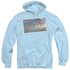 UNDER THE DOME/POSTCARD - ADULT PULLOVER HOODIE - LIGHT BLUE