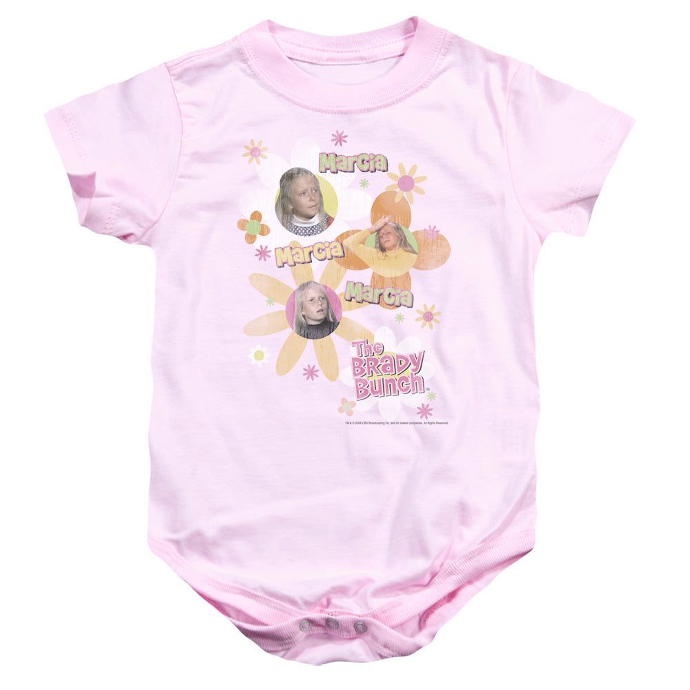 BRADY BUNCH/MARCIA MARCIA MARCIA - INFANT SNAPSUIT - PINK