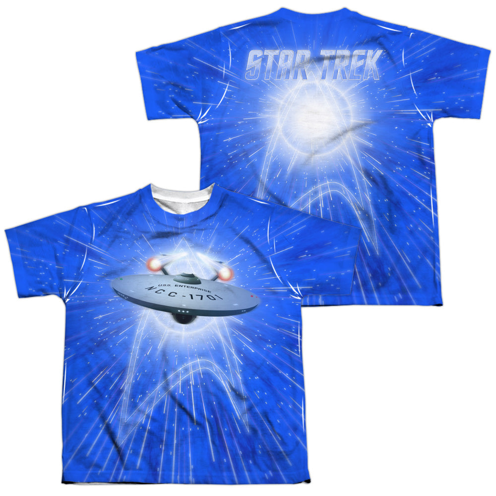 STAR TREK/ALL SHES GOT (FRONT/BACK PRINT) - S/S YOUTH POLY CREW - MULTI