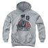STAR TREK/Q POINT - YOUTH PULLOVER HOODIE - ATHLETIC HEATHER