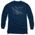 STAR TREK/ENTERPRISE PRINTS -  L/S ADULT 18/1  - NAVY