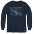 STAR TREK/ENTERPRISE PRINTS - YOUTH LONG SLEEVE TEE - NAVY