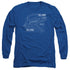 STAR TREK/PHASER PLANS -  L/S ADULT 18/1  - ROYAL BLUE
