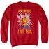 STAR TREK/GOT THIS - ADULT CREWNECK SWEATSHIRT - RED