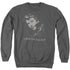 HAPPY DAYS/COOL FONZ - ADULT CREWNECK SWEATSHIRT - CHARCOAL