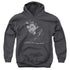 HAPPY DAYS/COOL FONZ - YOUTH PULLOVER HOODIE - CHARCOAL
