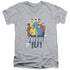 STAR TREK/HERE HERE - S/S ADULT V-NECK 30/1 - ATHLETIC HEATHER