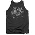 STAR TREK/THROUGH SPACE - ADULT TANK - CHARCOAL