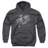 STAR TREK/THROUGH SPACE - YOUTH PULLOVER HOODIE - CHARCOAL