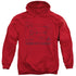 STAR TREK/D7 DIAGRAM - ADULT PULLOVER HOODIE - RED