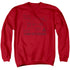 STAR TREK/D7 DIAGRAM - ADULT CREWNECK SWEATSHIRT - RED