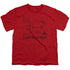 STAR TREK/D7 DIAGRAM - S/S YOUTH 18/1 - RED