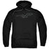 STAR TREK/BUSHWORK ENTERPRISE - ADULT PULLOVER HOODIE - BLACK