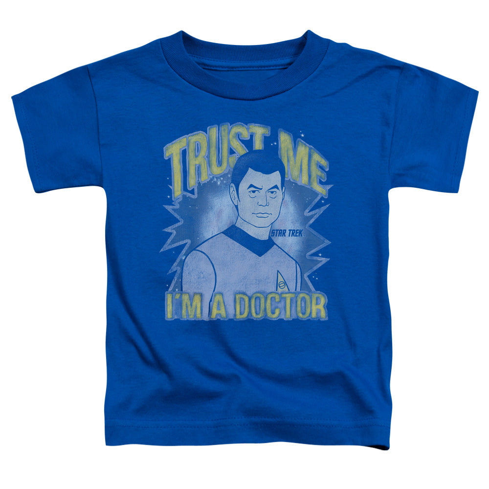 STAR TREK/DOCTOR - S/S TODDLER TEE - ROYAL BLUE