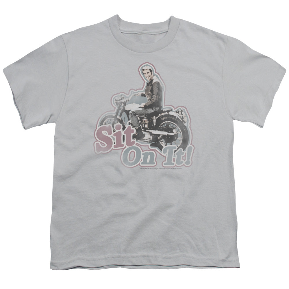 HAPPY DAYS/SIT ON IT! - S/S YOUTH 18/1 - SILVER