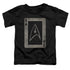 STAR TREK/TOS ACE - S/S TODDLER TEE - BLACK