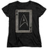 STAR TREK/TOS ACE - S/S WOMENS TEE - BLACK