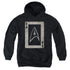 STAR TREK/TOS ACE - YOUTH PULLOVER HOODIE - BLACK