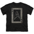 STAR TREK/TOS ACE - S/S YOUTH 18/1 - BLACK