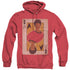 STAR TREK/TOS QUEEN - ADULT HEATHER HOODIE - RED
