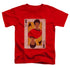 STAR TREK/TOS QUEEN - S/S TODDLER TEE - RED
