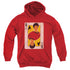 STAR TREK/TOS QUEEN - YOUTH PULLOVER HOODIE - RED
