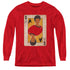 STAR TREK/TOS QUEEN - YOUTH LONG SLEEVE TEE - RED