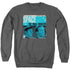 STAR TREK/FINAL FRONTIER COVER - ADULT CREWNECK SWEATSHIRT - CHARCOAL