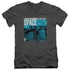 STAR TREK/FINAL FRONTIER COVER - S/S ADULT V-NECK 30/1 - CHARCOAL