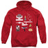 STAR TREK/TOS GIFT SET - ADULT PULLOVER HOODIE - RED