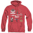 STAR TREK/TOS GIFT SET - ADULT HEATHER HOODIE - RED