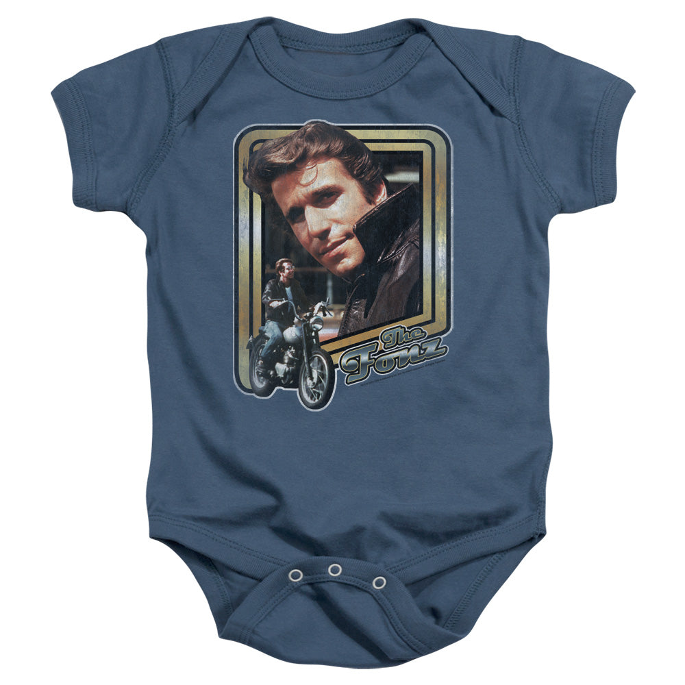 HAPPY DAYS/THE FONZ - INFANT SNAPSUIT - SLATE
