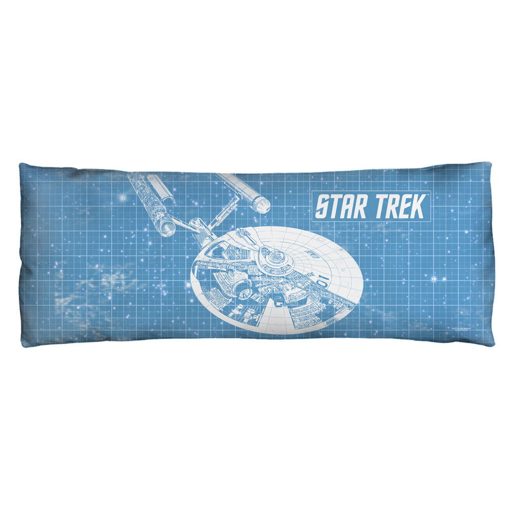 STAR TREK/ENTERPRISE BLUEPRINT - MICROFIBER BODY PILLOW