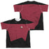 STAR TREK/TNG COMMAND UNIFORM (FRONT/BACK PRINT) - S/S YOUTH POLY CREW - MULTI