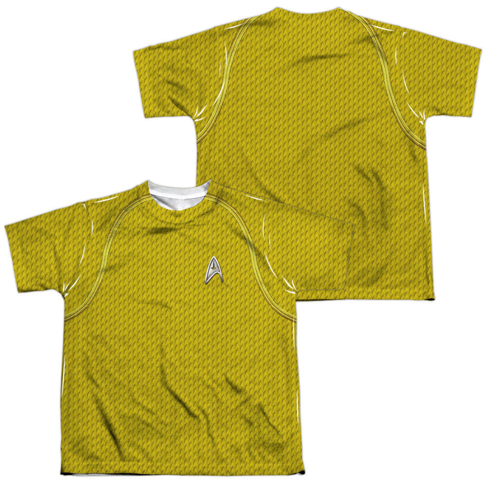 STAR TREK/MOVIE COMMAND UNIFORM (FRONT/BACK PRINT) - S/S YOUTH POLY CREW - MULTI