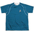 STAR TREK/MOVIE SCIENCE UNIFORM (FRONT/BACK PRINT) - S/S YOUTH POLY CREW - MULTI