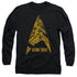 STAR TREK/DELTA CREW -  L/S ADULT 18/1  - BLACK