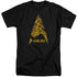 STAR TREK/DELTA CREW - S/S ADULT TALL 18/1 - BLACK
