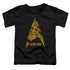STAR TREK/DELTA CREW - S/S TODDLER TEE - BLACK