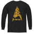 STAR TREK/DELTA CREW - YOUTH LONG SLEEVE TEE - BLACK