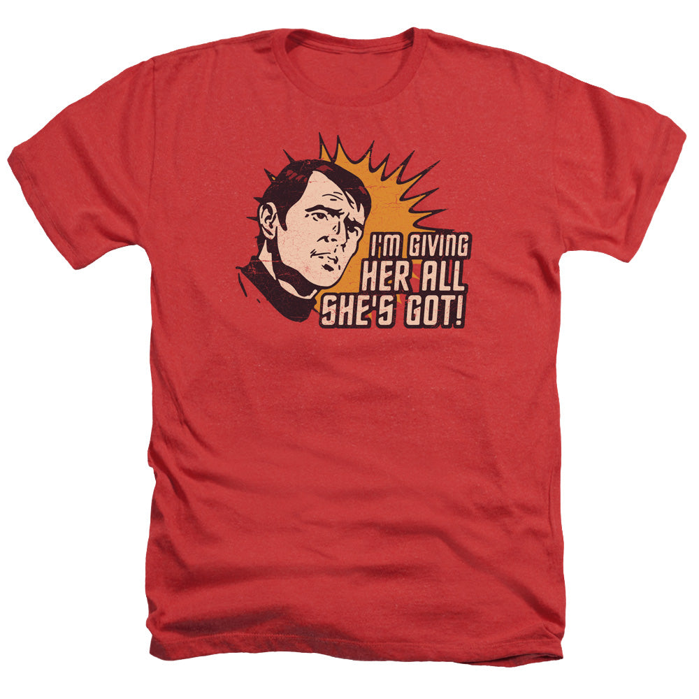 STAR TREK/EVERYTHING - ADULT HEATHER - RED