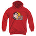 STAR TREK/EVERYFTHHING - YOUTH PULLOVER HOODIE - RED