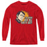 STAR TREK/EVERYTHING - YOUTH LONG SLEEVE TEE - RED